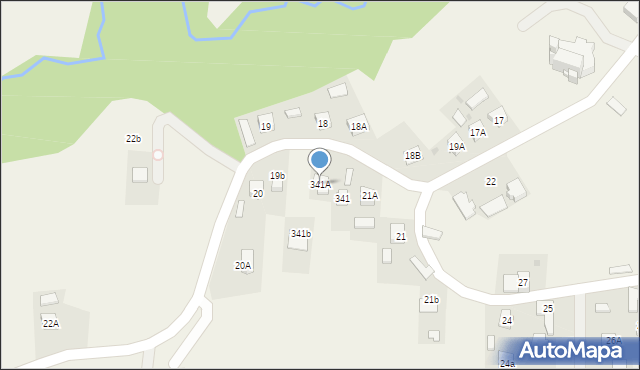 Brzyska, Brzyska, 341A, mapa Brzyska