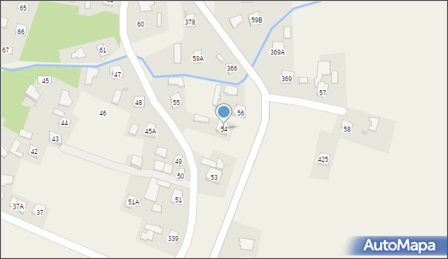 Brzyska, Brzyska, 54, mapa Brzyska