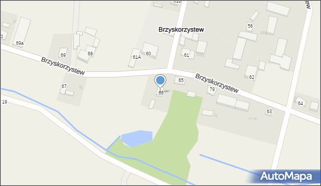Brzyskorzystew, Brzyskorzystew, 66, mapa Brzyskorzystew