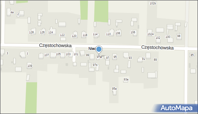 Brzyszów, Brzyszów, 97a, mapa Brzyszów