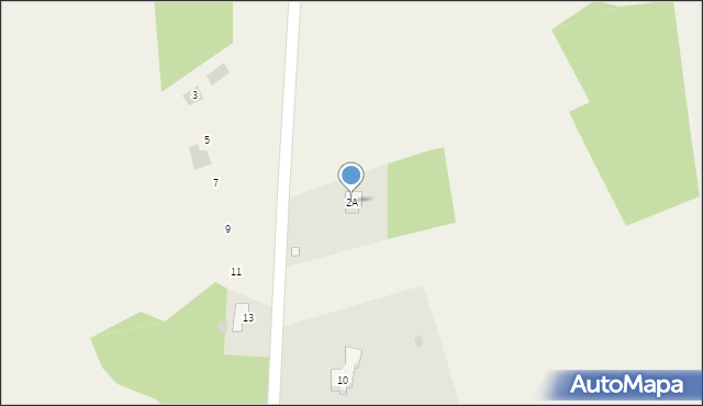 Bukowice, Brzozowa, 2A, mapa Bukowice