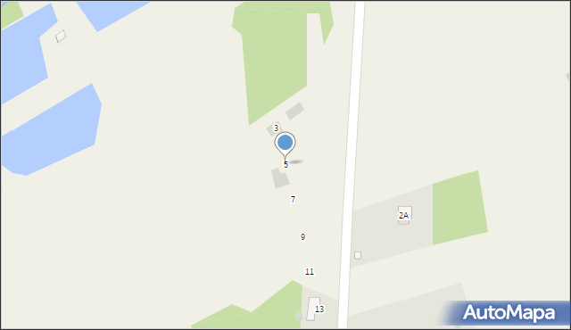 Bukowice, Brzozowa, 5, mapa Bukowice