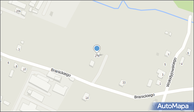 Chęciny, Branickiego Stanisława, 27b, mapa Chęciny