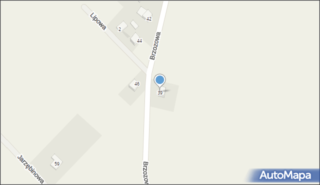 Chełmce, Brzozowa, 39, mapa Chełmce