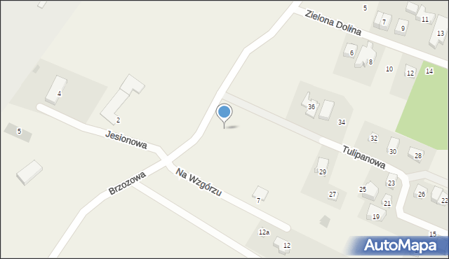 Chmielno, Brzozowa, 14, mapa Chmielno