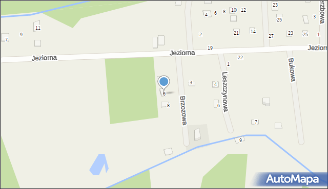 Choczewo, Brzozowa, 6, mapa Choczewo