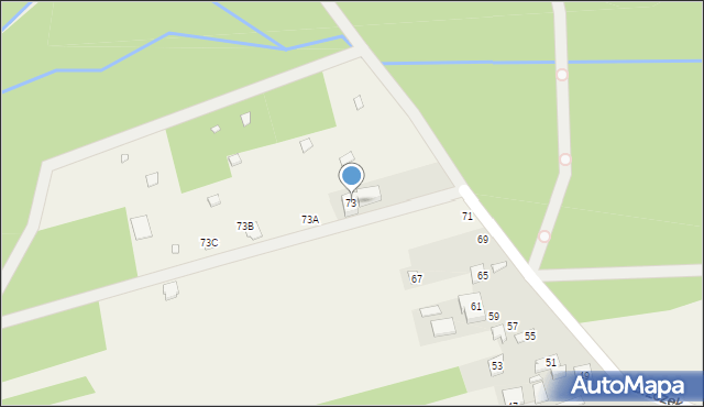 Chojnów, Brzózek, 73, mapa Chojnów