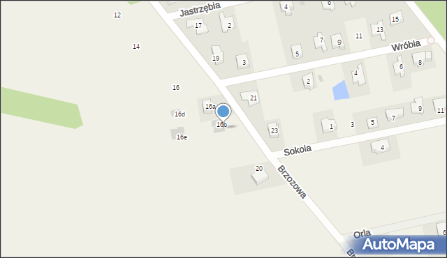 Chrząstawa Wielka, Brzozowa, 16c, mapa Chrząstawa Wielka