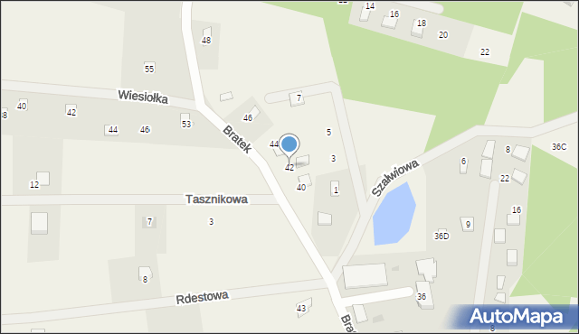 Czapielsk, Bratek, 42, mapa Czapielsk