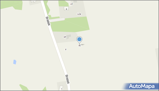 Czapielsk, Bratek, 4c, mapa Czapielsk