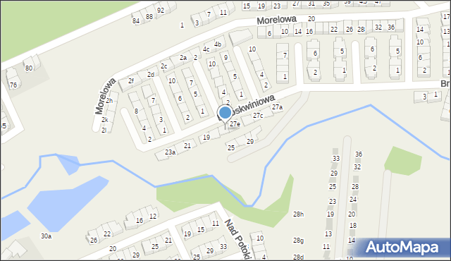 Czapury, Brzoskwiniowa, 15, mapa Czapury