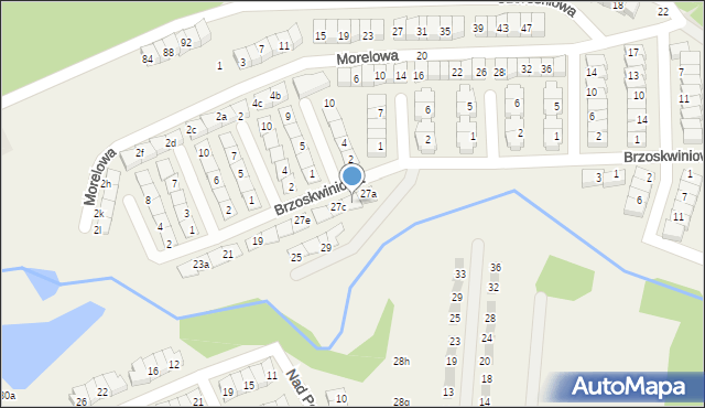 Czapury, Brzoskwiniowa, 7, mapa Czapury