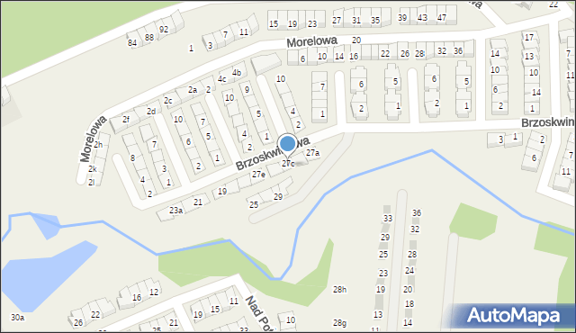 Czapury, Brzoskwiniowa, 9, mapa Czapury