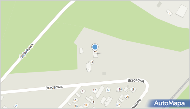 Czarna Białostocka, Brzozowa, 5, mapa Czarna Białostocka