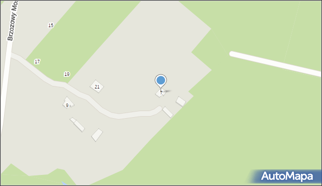 Czarna Białostocka, Brzozowy Mostek, 7, mapa Czarna Białostocka