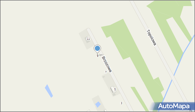 Czechy, Brzozowa, 9, mapa Czechy