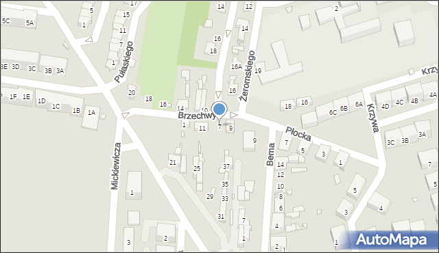 Czeladź, Brzechwy Jana, 7, mapa Czeladź