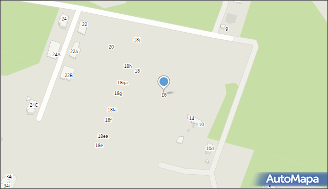 Dąbrowa Górnicza, Brzozowa, 16, mapa Dąbrowa Górnicza