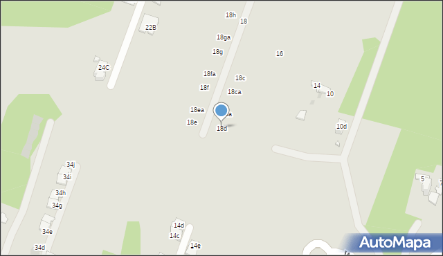 Dąbrowa Górnicza, Brzozowa, 18d, mapa Dąbrowa Górnicza