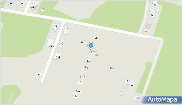 Dąbrowa Górnicza, Brzozowa, 18h, mapa Dąbrowa Górnicza