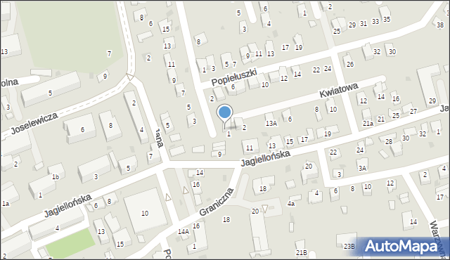 Dąbrowa Tarnowska, Broniewskiego, 2, mapa Dąbrowa Tarnowska