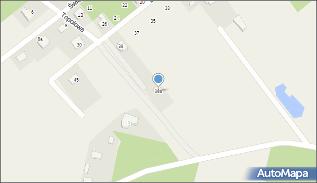 Dąbrówka, Brzozowa, 39a, mapa Dąbrówka