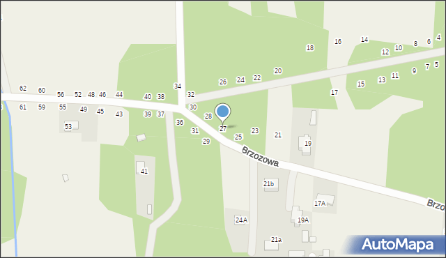 Dobczyn, Brzozowa, 27, mapa Dobczyn