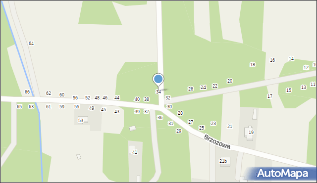 Dobczyn, Brzozowa, 34, mapa Dobczyn