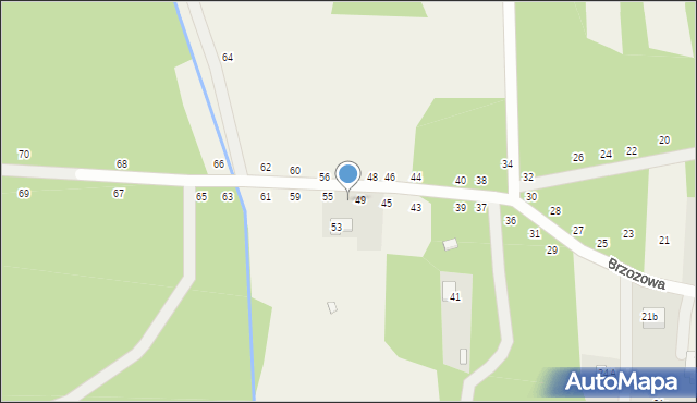 Dobczyn, Brzozowa, 51, mapa Dobczyn