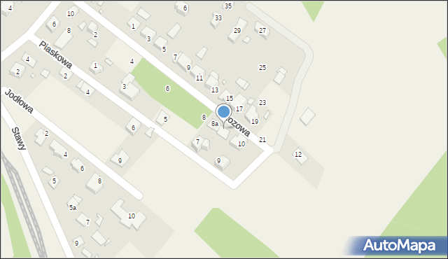 Dobrzeń Wielki, Brzozowa, 8b, mapa Dobrzeń Wielki