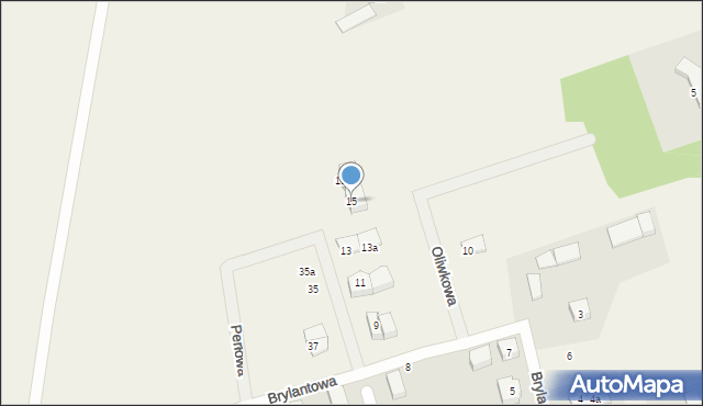 Dobrzewino, Brylantowa, 15, mapa Dobrzewino