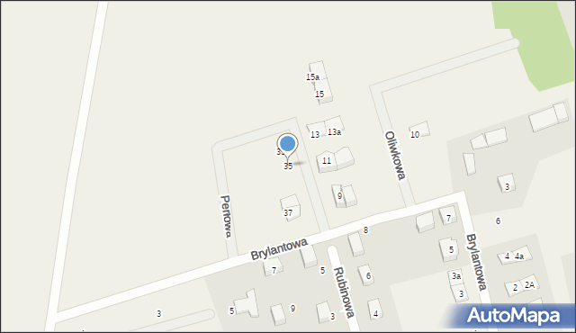 Dobrzewino, Brylantowa, 35, mapa Dobrzewino