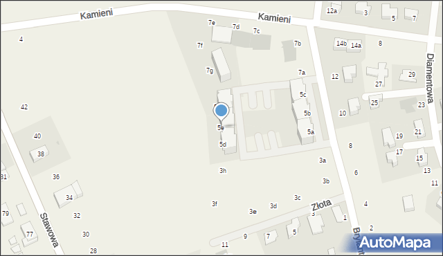 Dobrzykowice, Brylantowa, 5e, mapa Dobrzykowice
