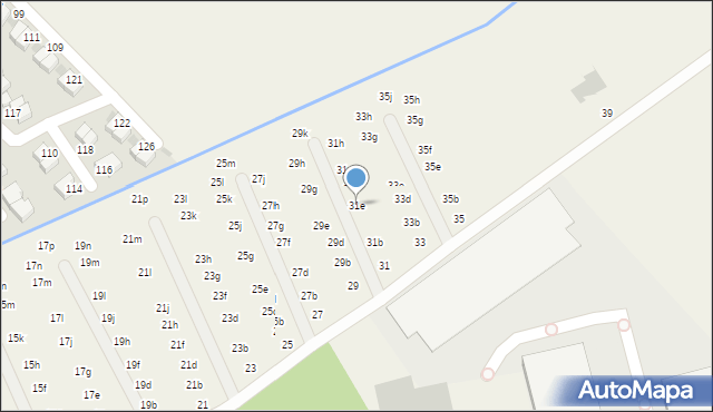 Domaszczyn, Brzozowa, 31e, mapa Domaszczyn