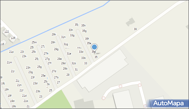 Domaszczyn, Brzozowa, 35a, mapa Domaszczyn