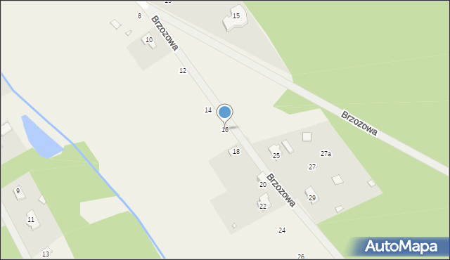 Dominikowo, Brzozowa, 16, mapa Dominikowo