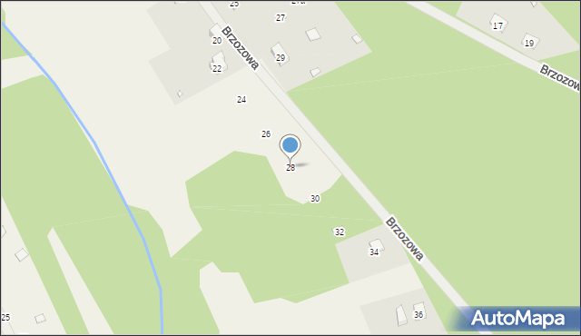 Dominikowo, Brzozowa, 28, mapa Dominikowo