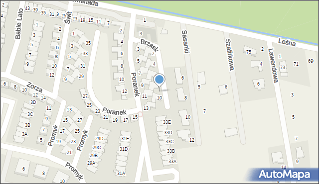 Dopiewiec, Brzask, 8, mapa Dopiewiec