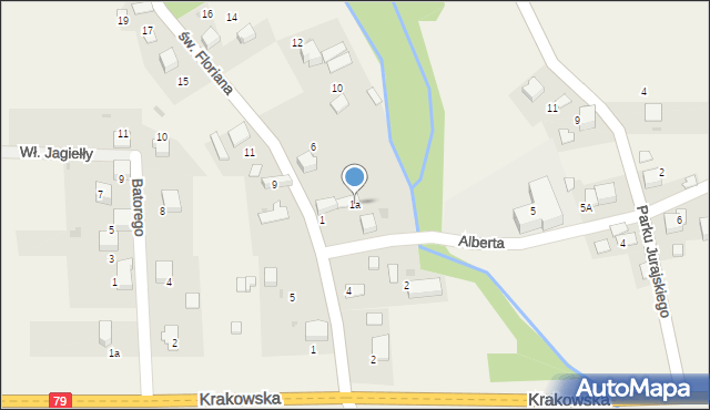 Dulowa, Brata Alberta, 1a, mapa Dulowa