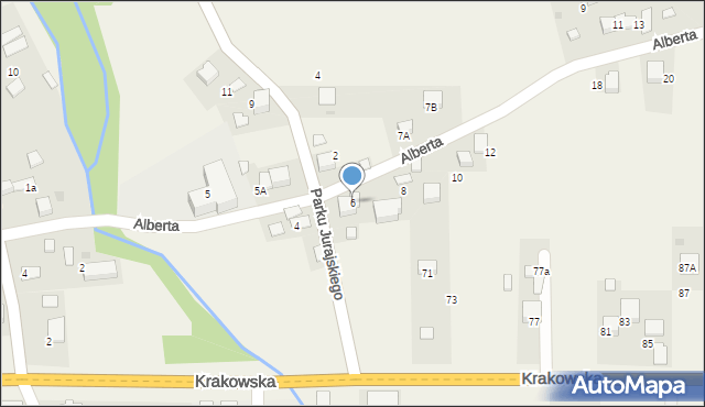 Dulowa, Brata Alberta, 6, mapa Dulowa