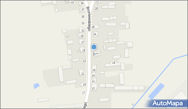 Dzierzgowo, Broniewskiego Władysława, 20, mapa Dzierzgowo