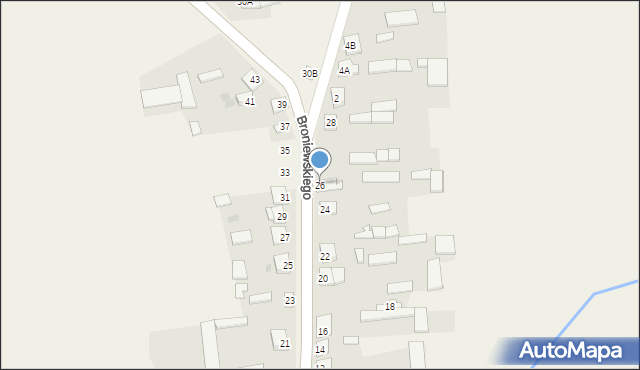 Dzierzgowo, Broniewskiego Władysława, 26, mapa Dzierzgowo