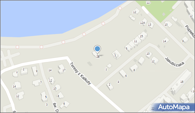 Ełk, Brata Jakubczaka Jana, 1B, mapa Ełku