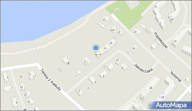 Ełk, Brata Jakubczaka Jana, 5, mapa Ełku