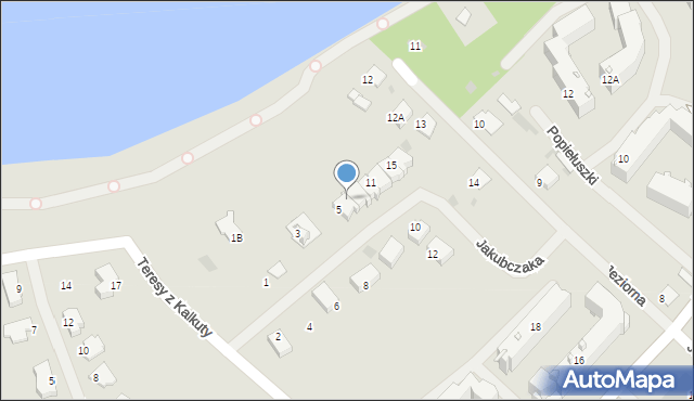 Ełk, Brata Jakubczaka Jana, 7, mapa Ełku