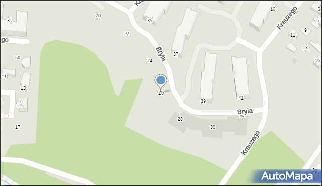 Gdynia, Bryla Janki, 26, mapa Gdyni