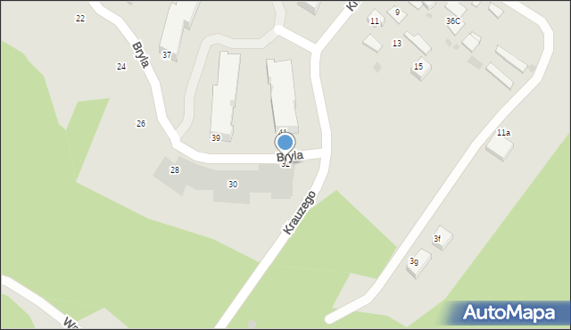 Gdynia, Bryla Janki, 32, mapa Gdyni