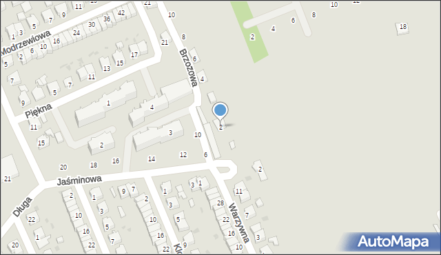 Głogów Małopolski, Brzozowa, 2, mapa Głogów Małopolski