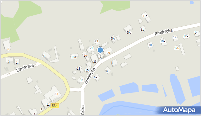 Golub-Dobrzyń, Brodnicka, 27, mapa Golub-Dobrzyń