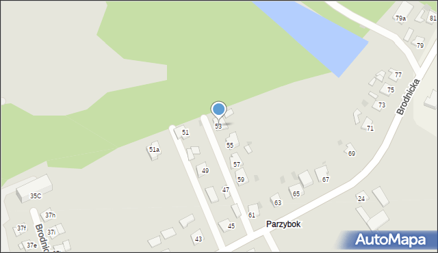 Golub-Dobrzyń, Brodnicka, 53, mapa Golub-Dobrzyń